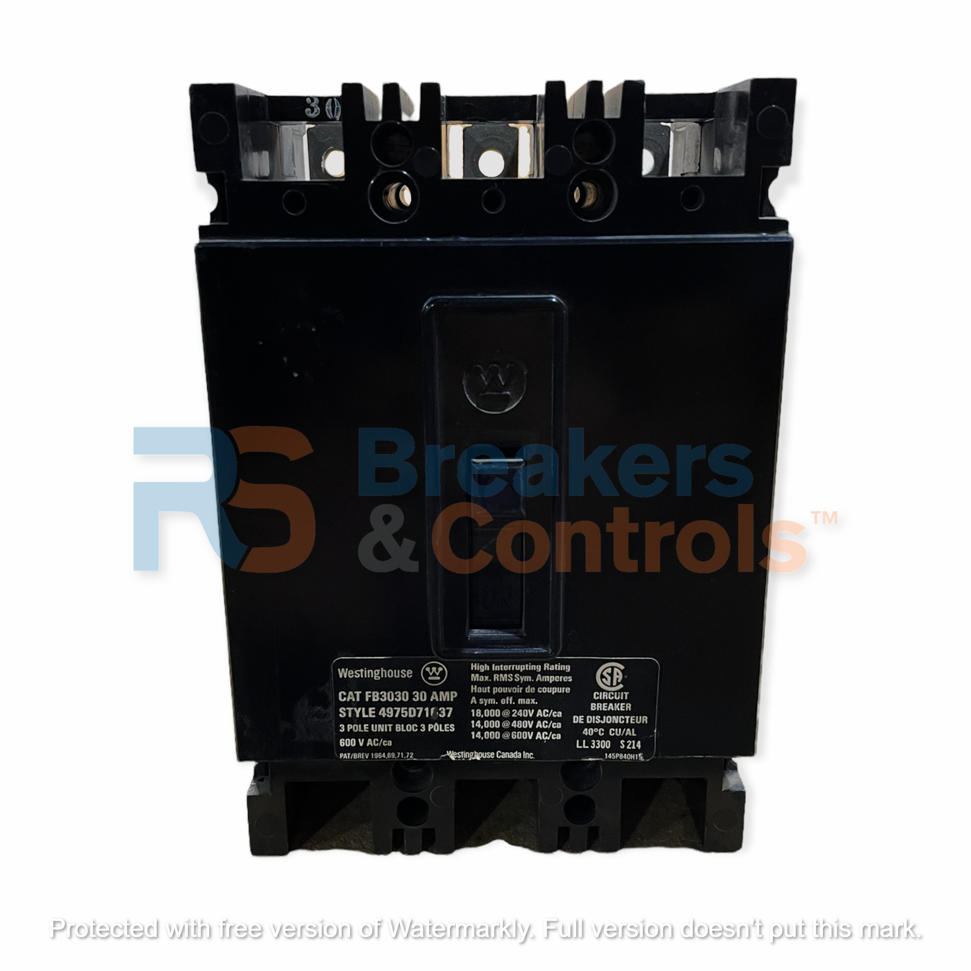 FB3060 Circuit Breaker 60 AMP 3 Pole(s) EATON