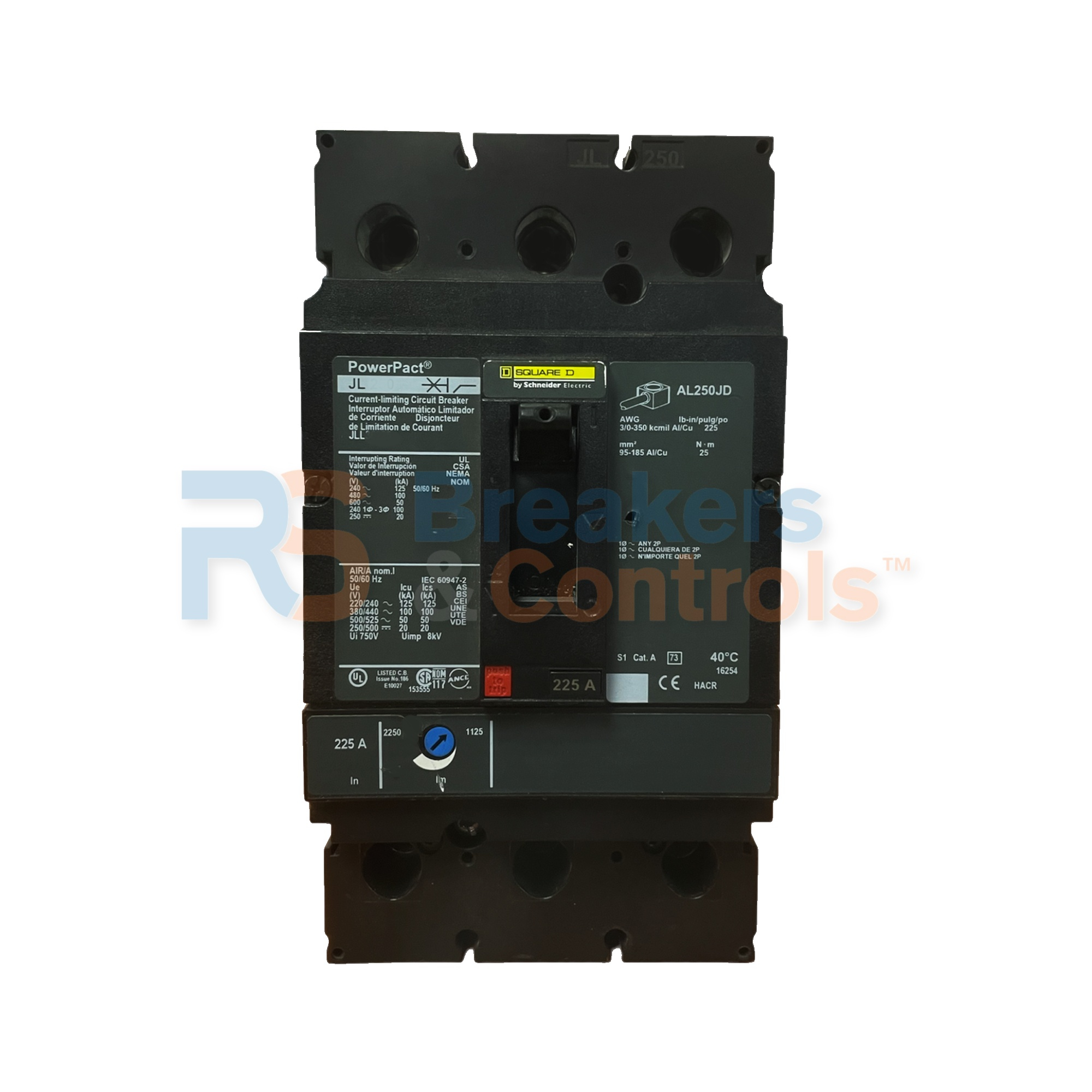 JDL36150C Circuit Breaker 150 AMP 3 Pole(s) SQUARE D