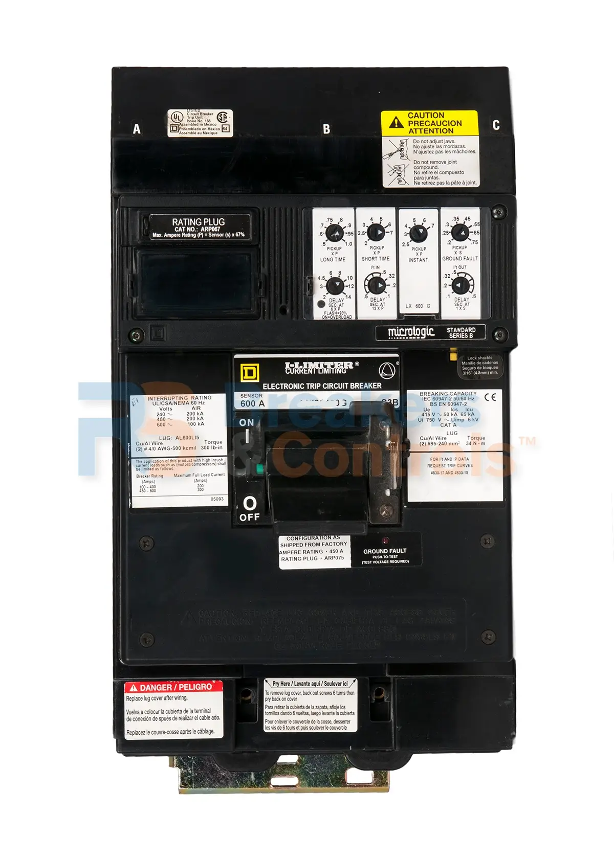 LXI36600 LSI Circuit Breaker 600 AMP 3 Pole(s) SQUARE D