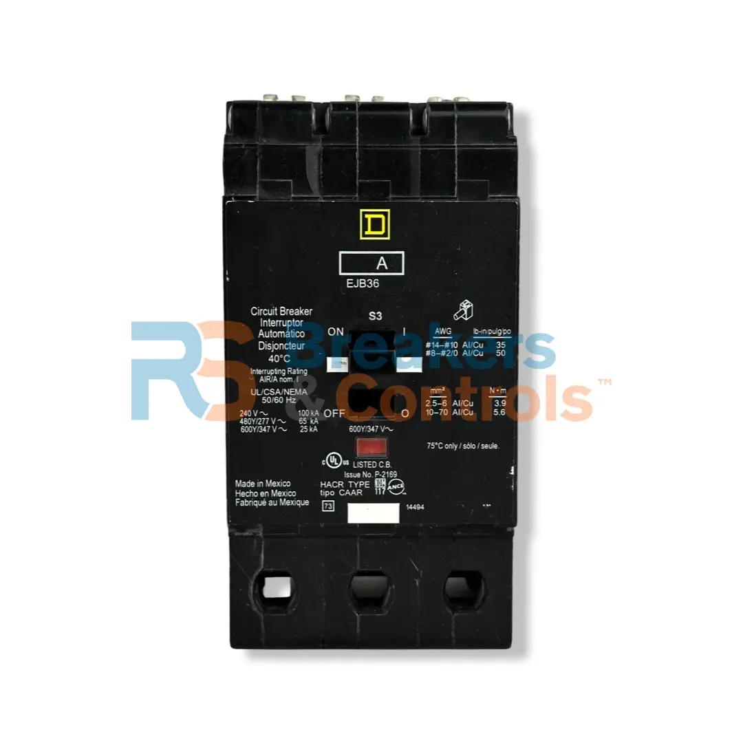 EJB36080 Circuit Breaker 80 AMP 3 Pole(s) SQUARE D