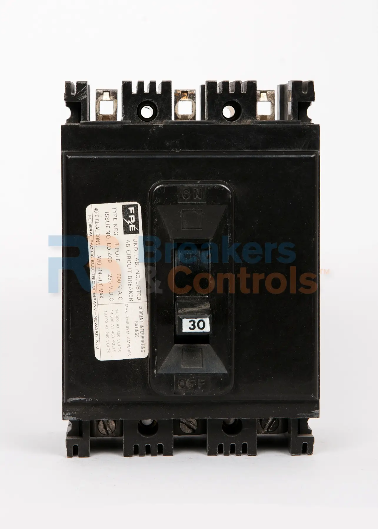 NEG631015 Circuit Breaker 15 AMP 3 Pole(s) FPE