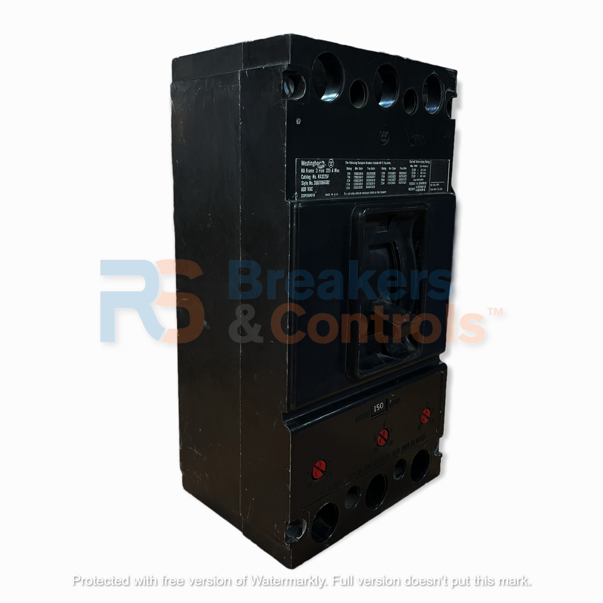 KA2225S Circuit Breaker 225 AMP 2 Pole(s) EATON