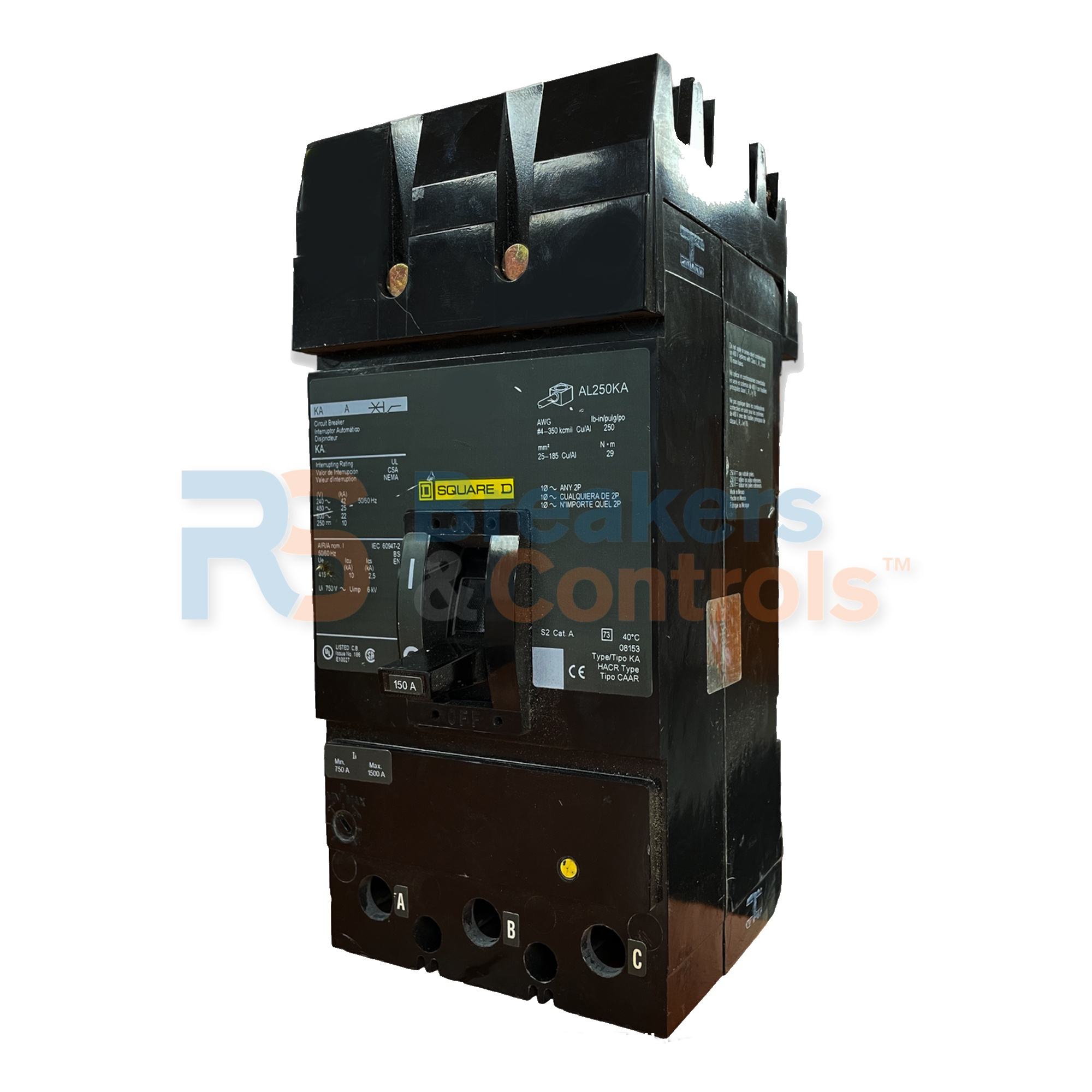 KA36200 Circuit Breaker 200 AMP 3 Pole(s) SQUARE D