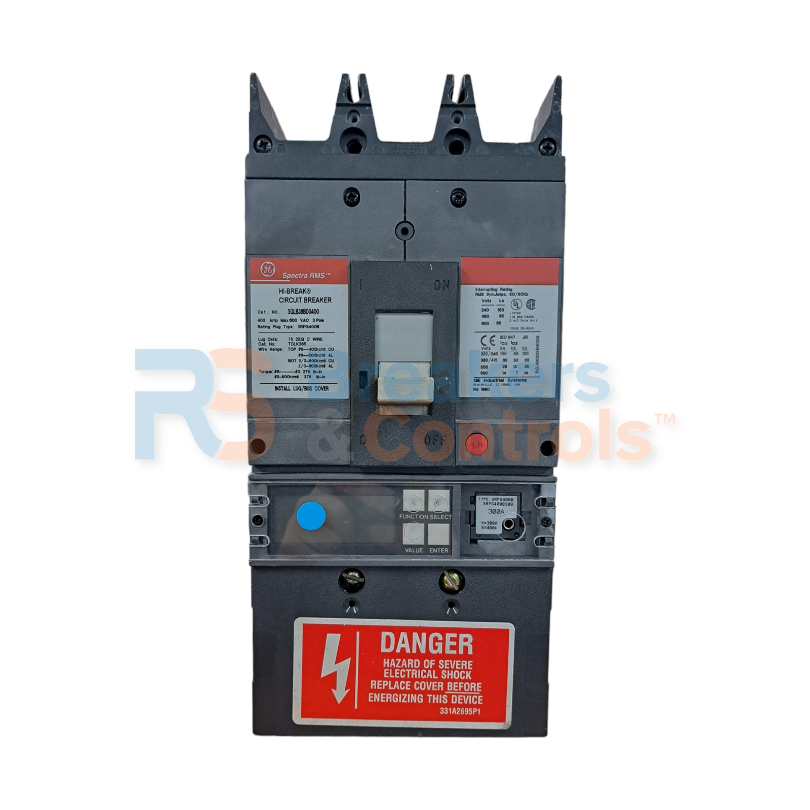 SGPP36CB0400 LSIT Circuit Breaker 400 AMP 3 Pole(s) GENERAL ELECTRIC